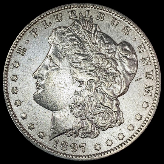 1897-O Morgan Silver Dollar CLOSELY UNCIRCULATED