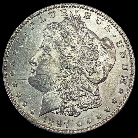 1897-O Morgan Silver Dollar CLOSELY UNCIRCULATED