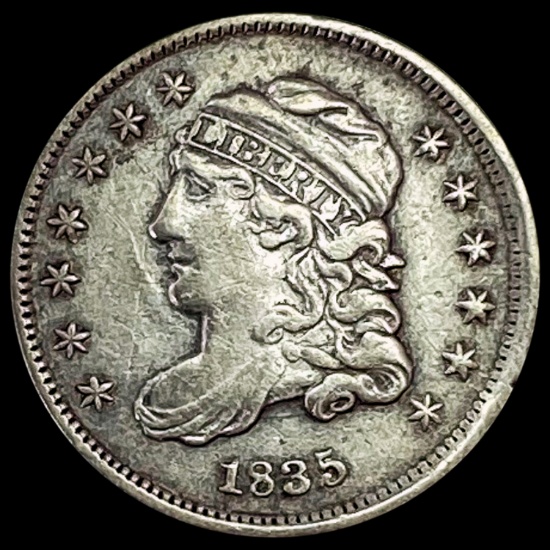 1835 Capped Bust Half Dime NEARLY UNCIRCULATED