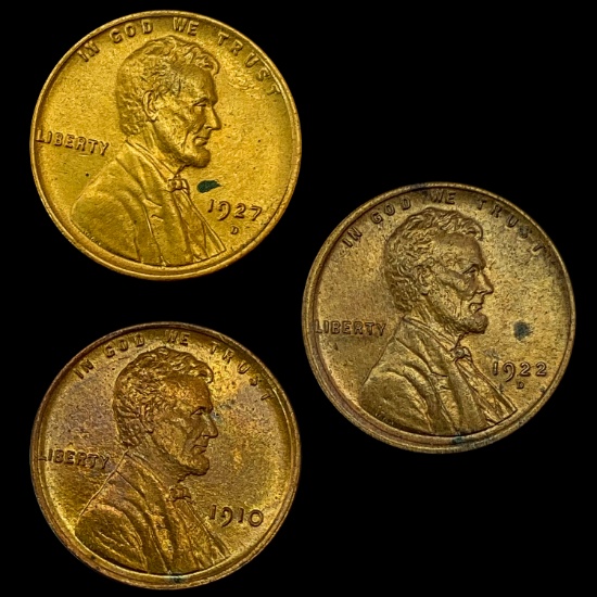 1. 1927-D Lincoln Wheat Cent2. 1922-D L UNCIRCULATED