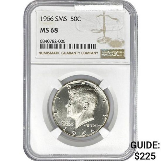 1966 SMS 50C NGC MS68