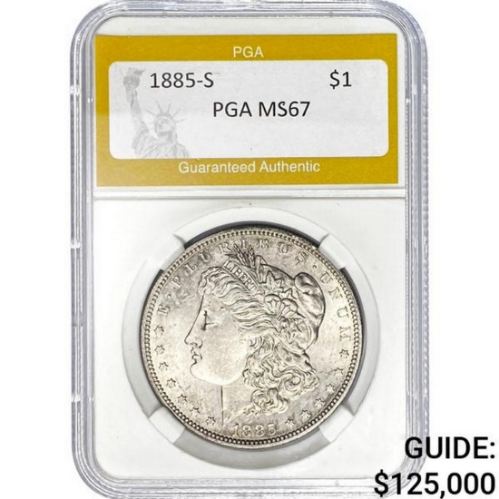 1885-S $1 PGA MS67