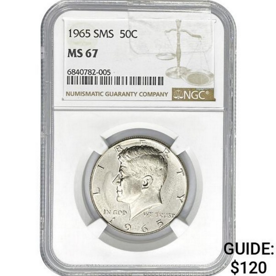 1965 SMS 50C NGC MS67