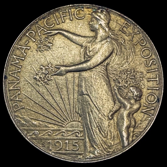 1915-S Panama-Pacific Half Dollar CLOSELY UNCIRCULATED