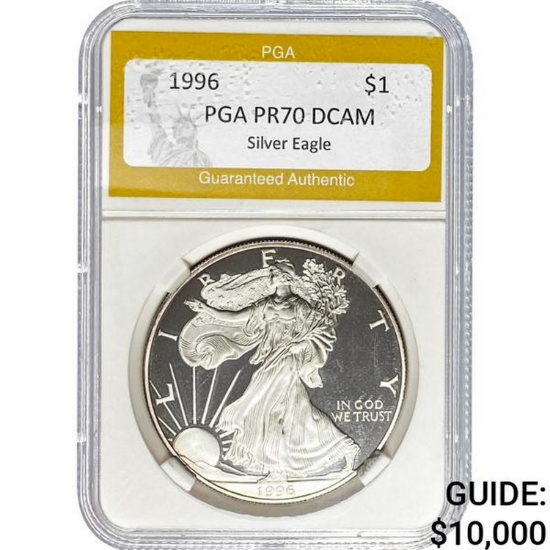 1996 $1 Silver Eagle PGA PR70 DCAM