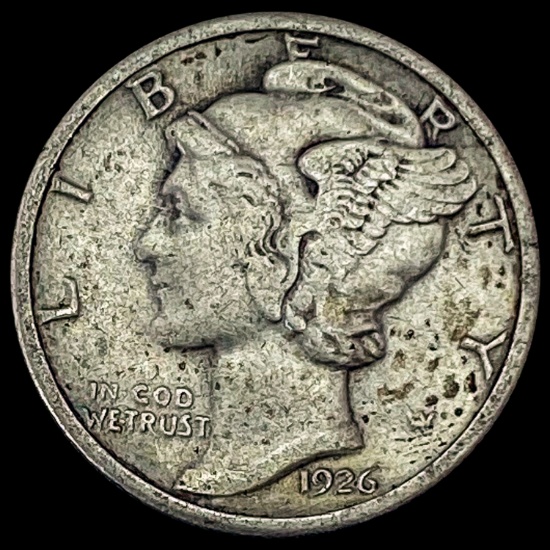 1926 Mercury Dime LIGHTLY CIRCULATED