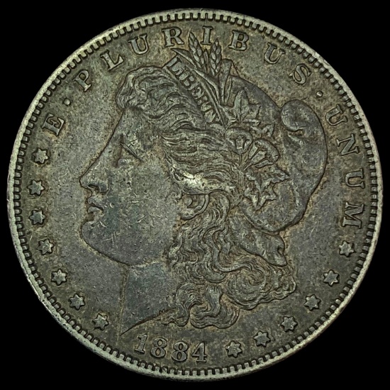 1884-S Morgan Silver Dollar LIGHTLY CIRCULATED