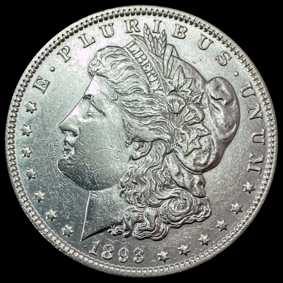 1893 Morgan Silver Dollar CLOSELY UNCIRCULATED