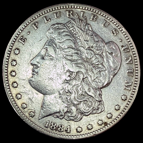 1884-S Morgan Silver Dollar LIGHTLY CIRCULATED