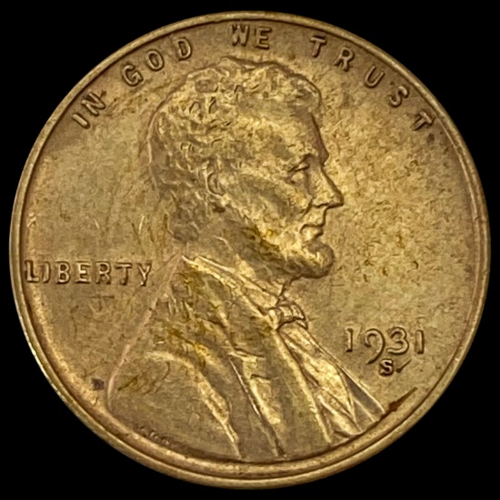 1931-S Lincoln Wheat Cent CHOICE AU
