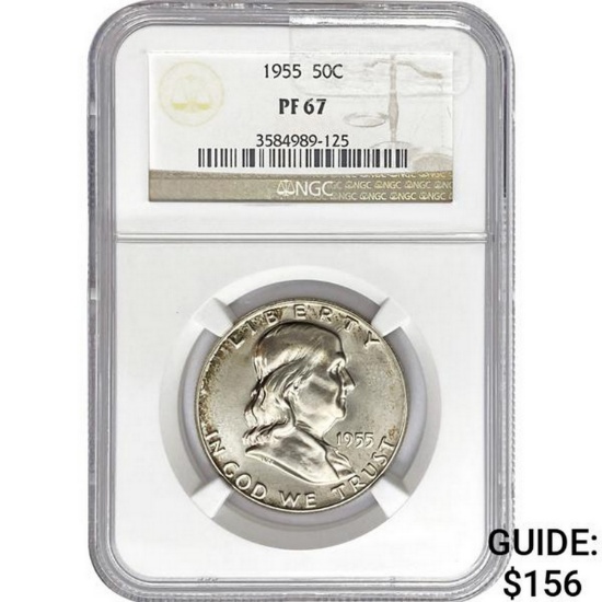 1955 50C NGC PF67