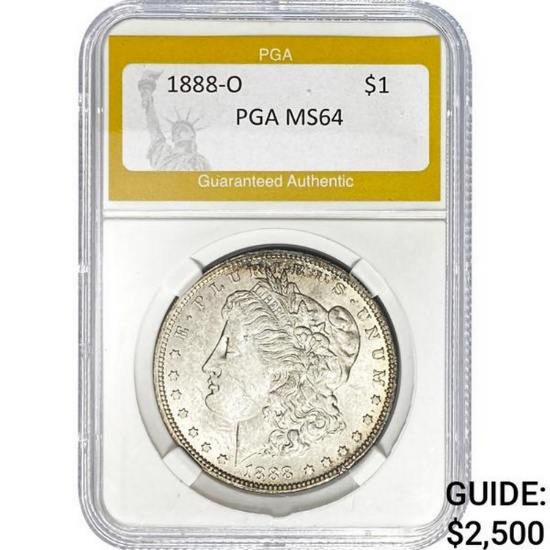 1888-O $1 PGA MS64