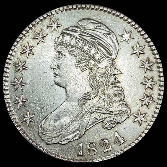 1824 Capped Bust Half Dollar UNCIRCULATED