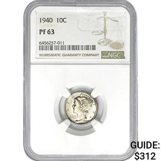 1940 10C NGC PF63