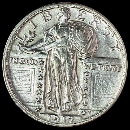 1917-S Standing Liberty Quarter LIGHTLY CIRCULATED