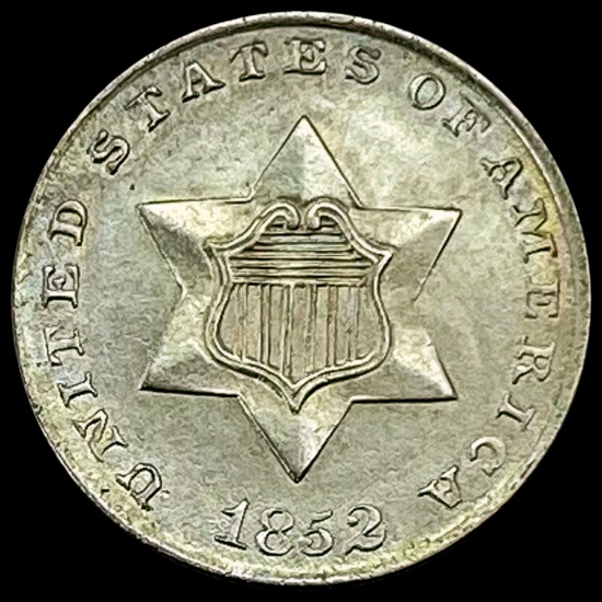 1852 Silver Three-Cent Piece UNCIRCULATED