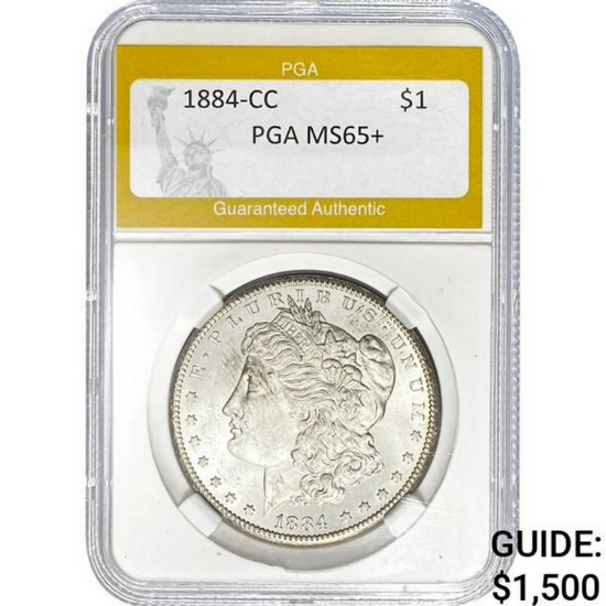 1884-CC $1 PGA MS65+