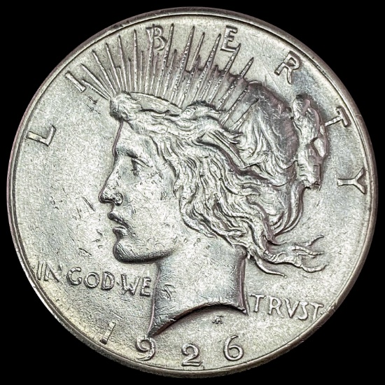 1926-S Peace Dollar CHOICE AU