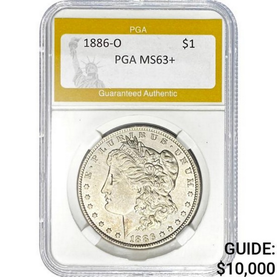 1886-O $1 PGA MS63+