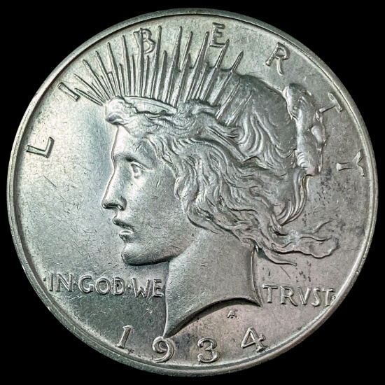 1934-D Peace Dollar CLOSELY UNCIRCULATED