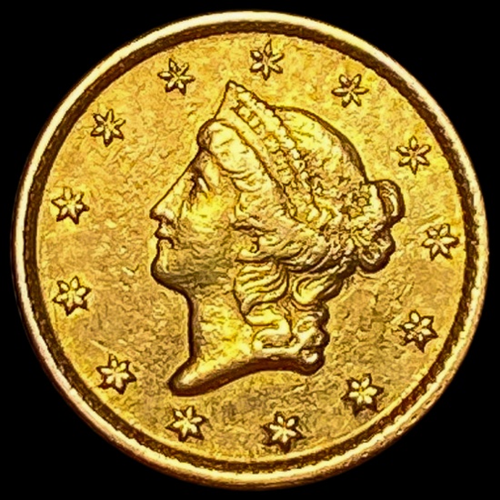 1849-O Liberty Head Gold Dollar CLOSELY UNCIRCULATED