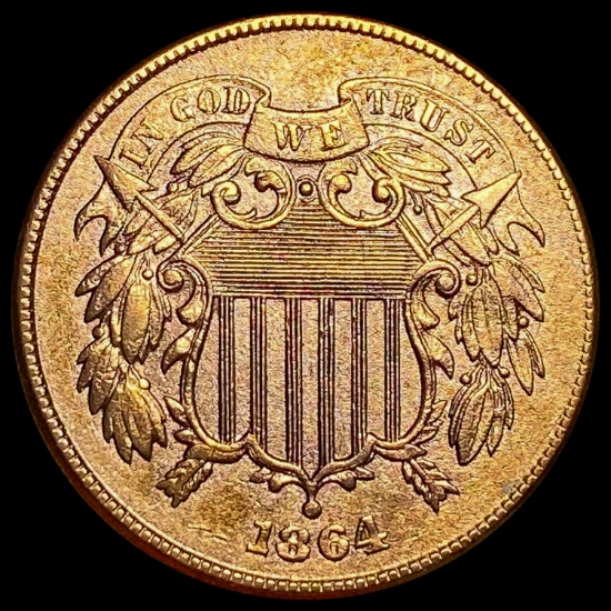 1864 Two-Cent Piece UNCIRCULATED