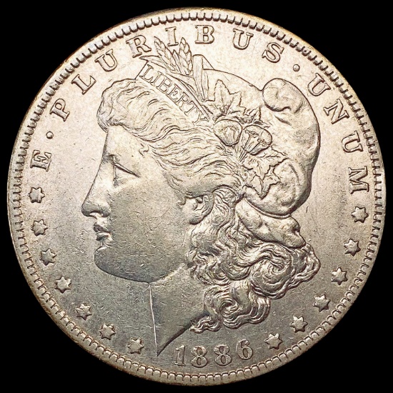 1886-O Morgan Silver Dollar NEARLY UNCIRCULATED