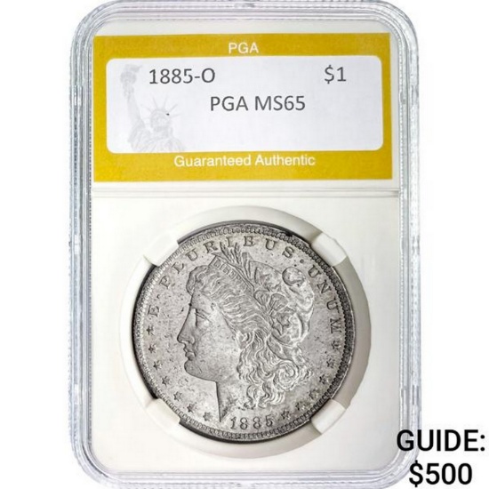 1885-O $1 PGA MS65