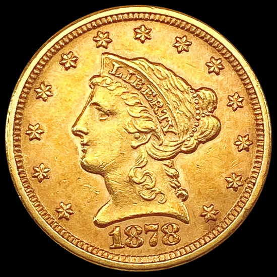 1878 $2.50 Gold Quarter Eagle CLOSELY UNCIRCULATED