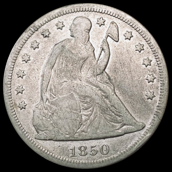 1850-O Seated Liberty Dollar LIGHTLY CIRCULATED