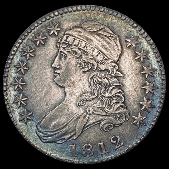 1812 Capped Bust Half Dollar CLOSELY UNCIRCULATED