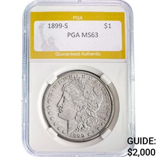 1899-S $1 PGA MS63