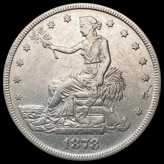 1878-S Silver Trade Dollar CLOSELY UNCIRCULATED