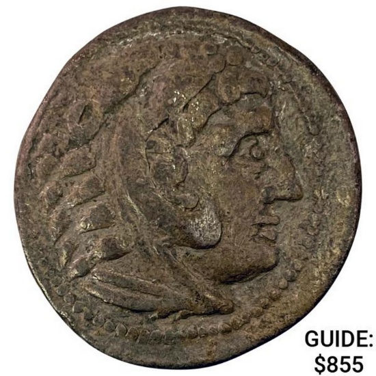 Macedon Alex. III 336-323 BC Silver Tetradrachm NEARLY UNCIRCULATED