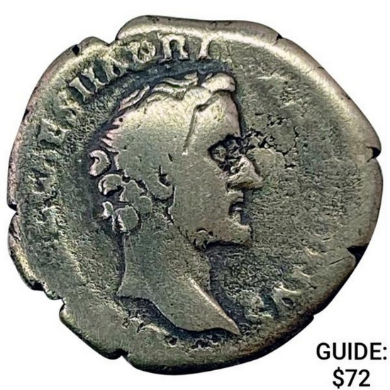 Roman Ant. Pius 138-161 AD Silver Denarius NEARLY UNCIRCULATED
