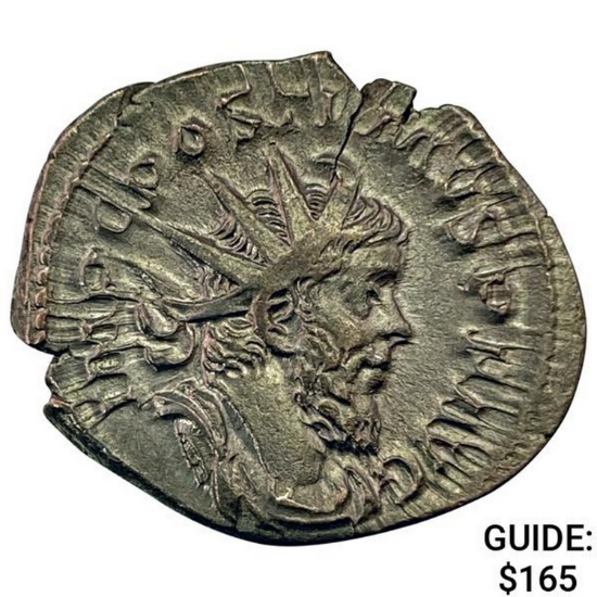 260-269 AD Romano-Gallic BI Double Denarius UNCIRCULATED