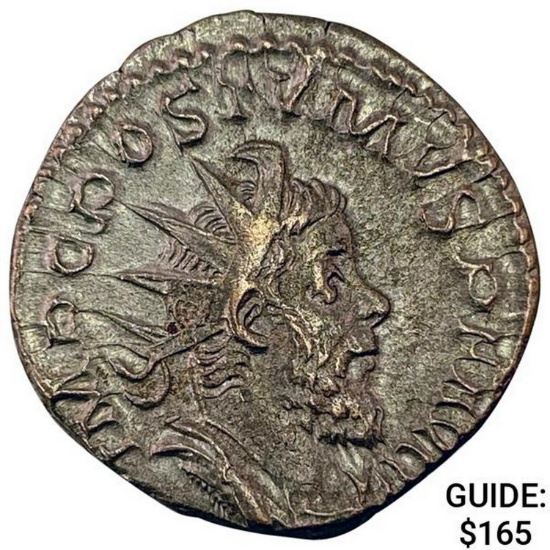 260-269 AD Romano-Gallic BI Double Denarius UNCIRCULATED