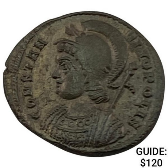 Roman Constantinian 330-340 AD BI Nummus UNCIRCULATED