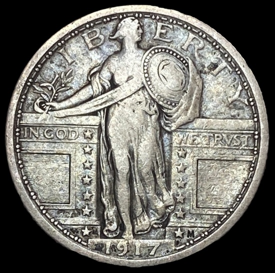 1917 Standing Liberty Quarter LIGHTLY CIRCULATED