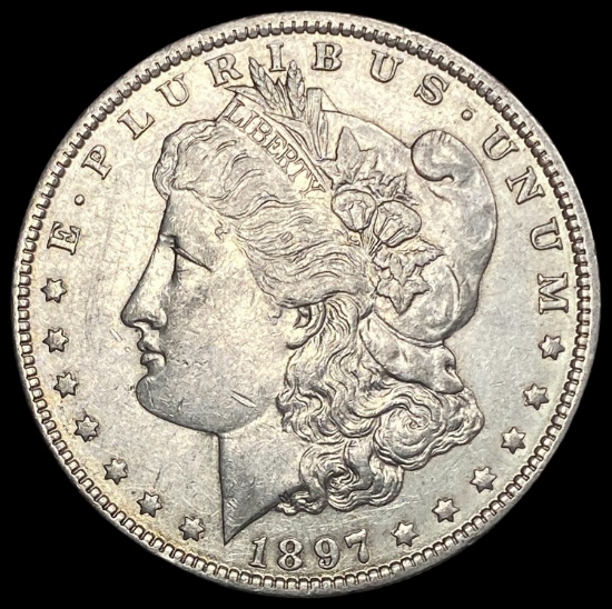 1897 Morgan Silver Dollar CLOSELY UNCIRCULATED
