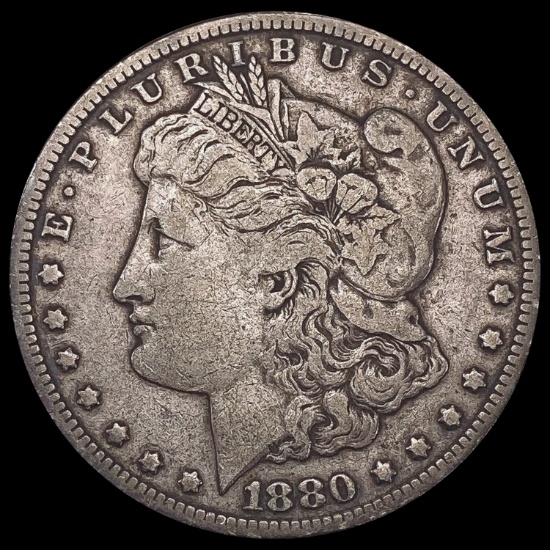 1880-CC Morgan Silver Dollar NICELY CIRCULATED NI