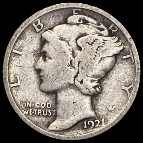 1921 Mercury Dime NICELY CIRCULATED NICELY CIRCULATED