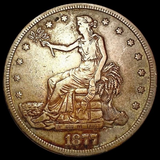 1877-S Silver Trade Dollar CLOSELY UNCIRCULATED