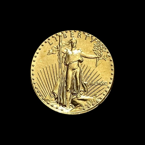 1/10 oz Gold American Eagle $5 SUPERB GEM BU