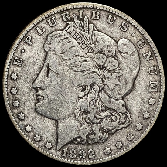 1892-O Morgan Silver Dollar CLOSELY UNCIRCULATED