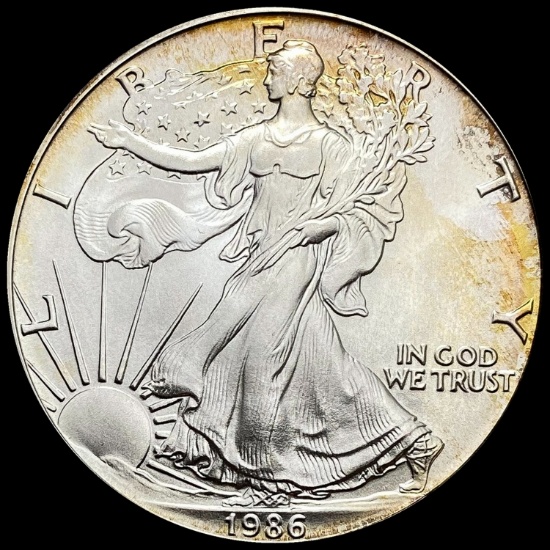 1986 1 oz Silver American Eagle $1 SUPERB GEM BU