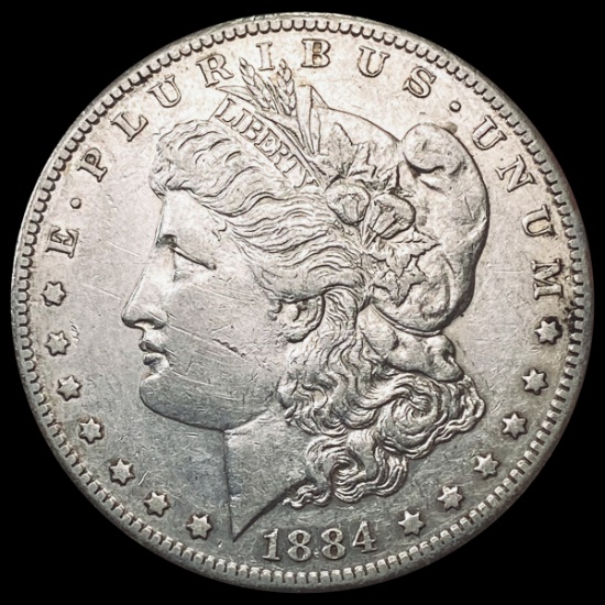 1884-S Morgan Silver Dollar CLOSELY UNCIRCULATED