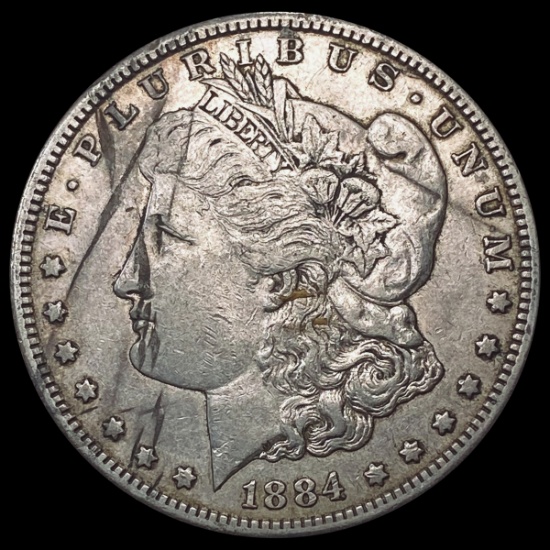 1884-S Morgan Silver Dollar CLOSELY UNCIRCULATED