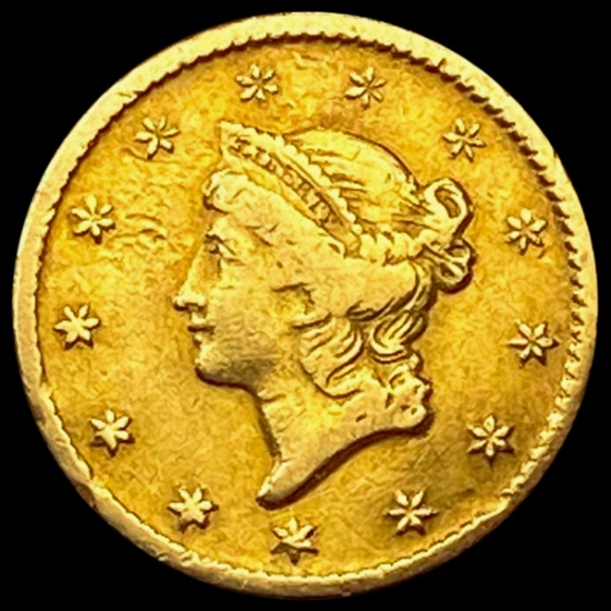 1849 Rare Gold Dollar CLOSELY UNCIRCULATED