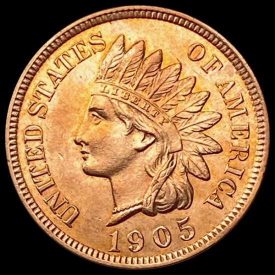 1905 RED Indian Head Cent UNCIRCULATED